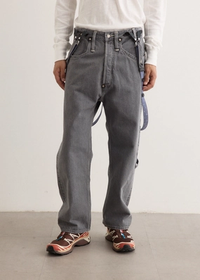 x Levis Cotton Selvedge Denim Dungaree Wear Anytime
