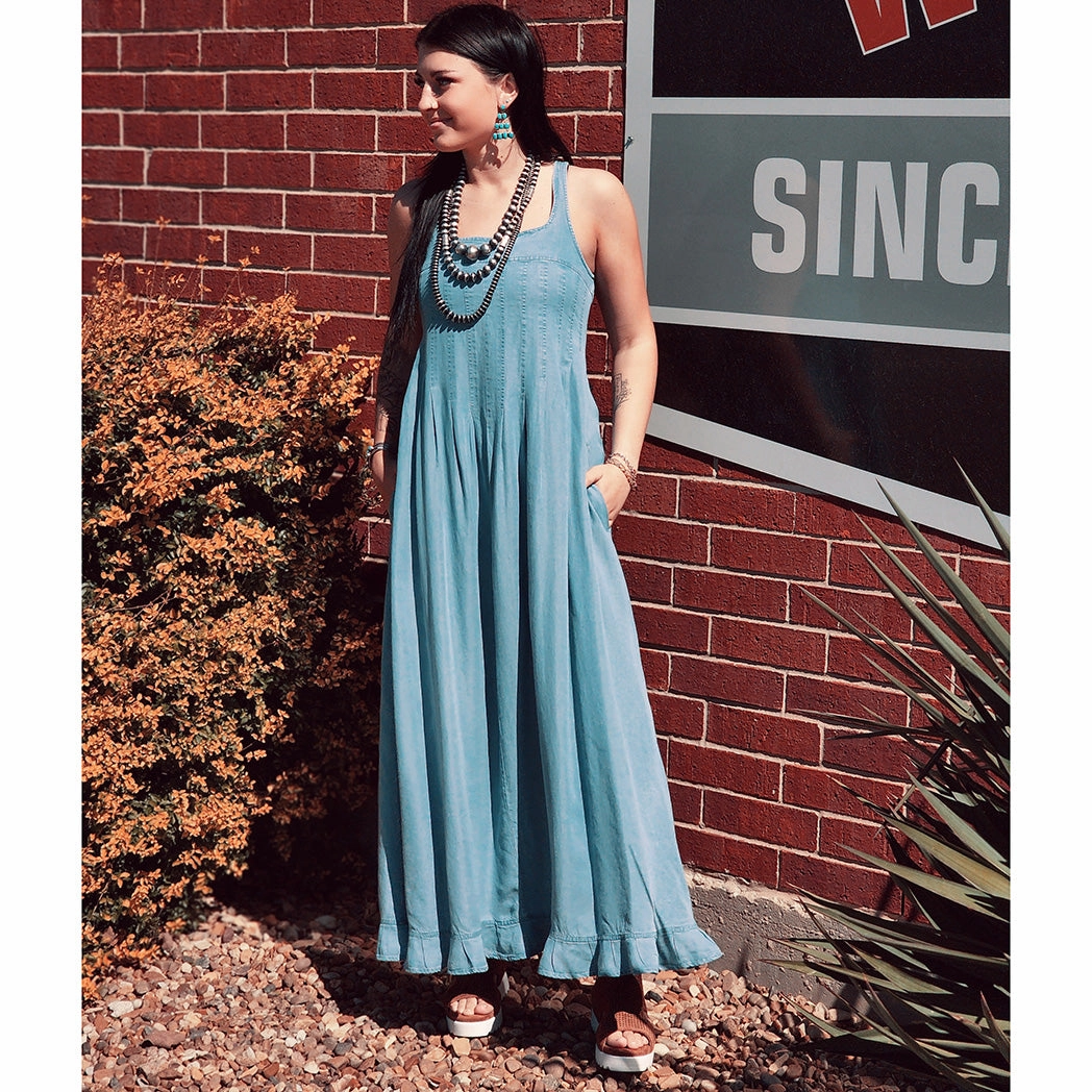 Chic Spirit Sharp Detail Denim Desperado Dress