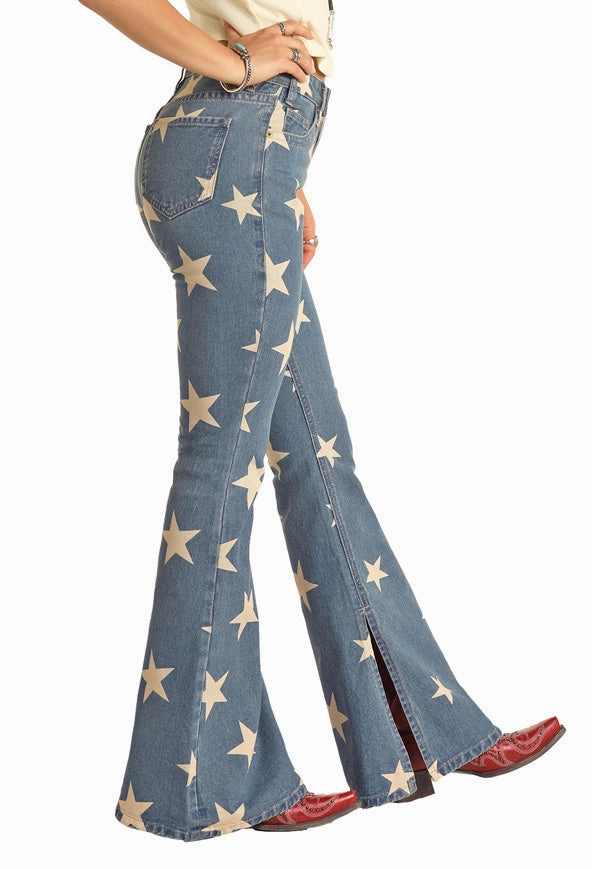 Rock & Roll Stars Highrise Flare Jean Core Item