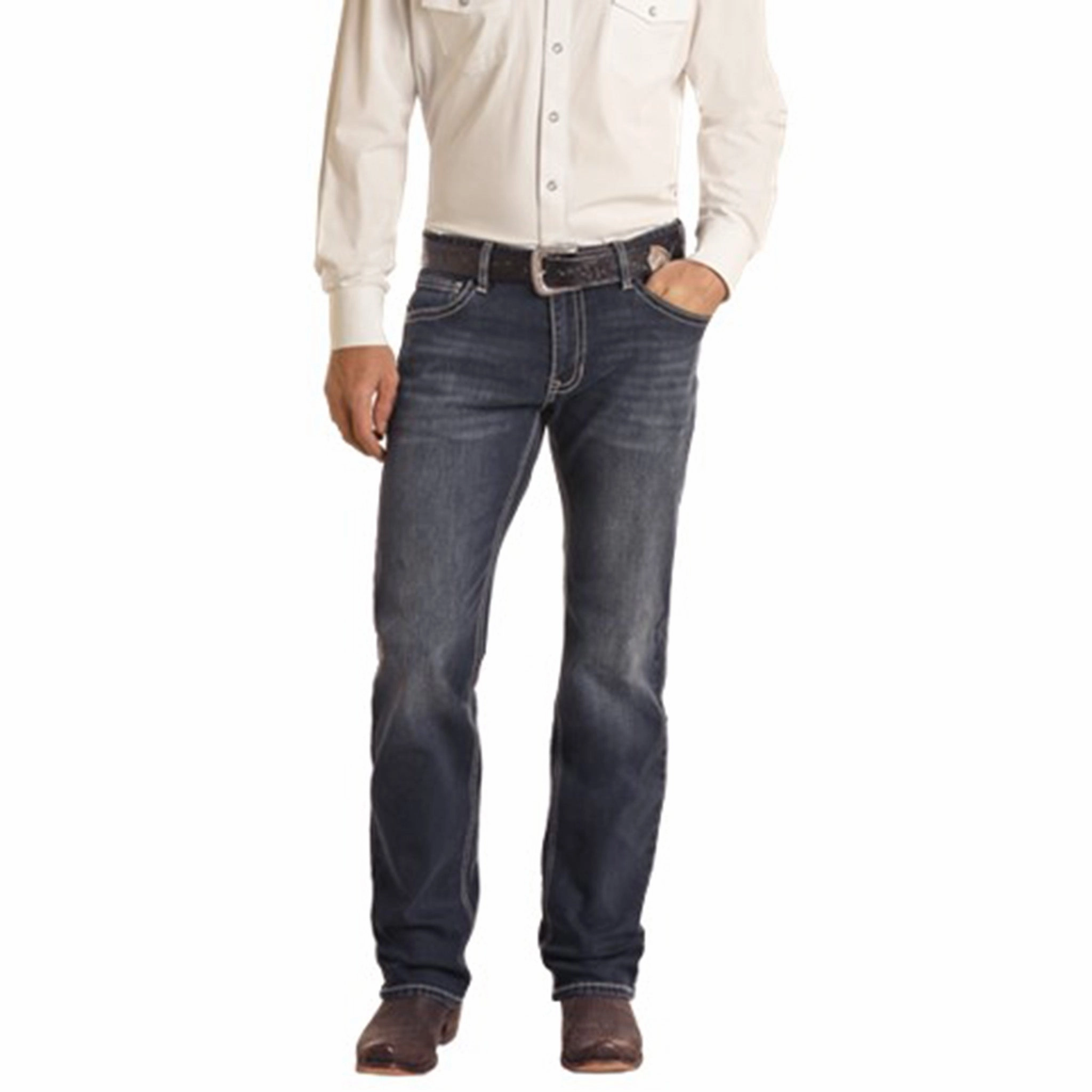 Timeless Piece Everyday Shopping Day Rock & Roll Men's Straight Revolver Jeans