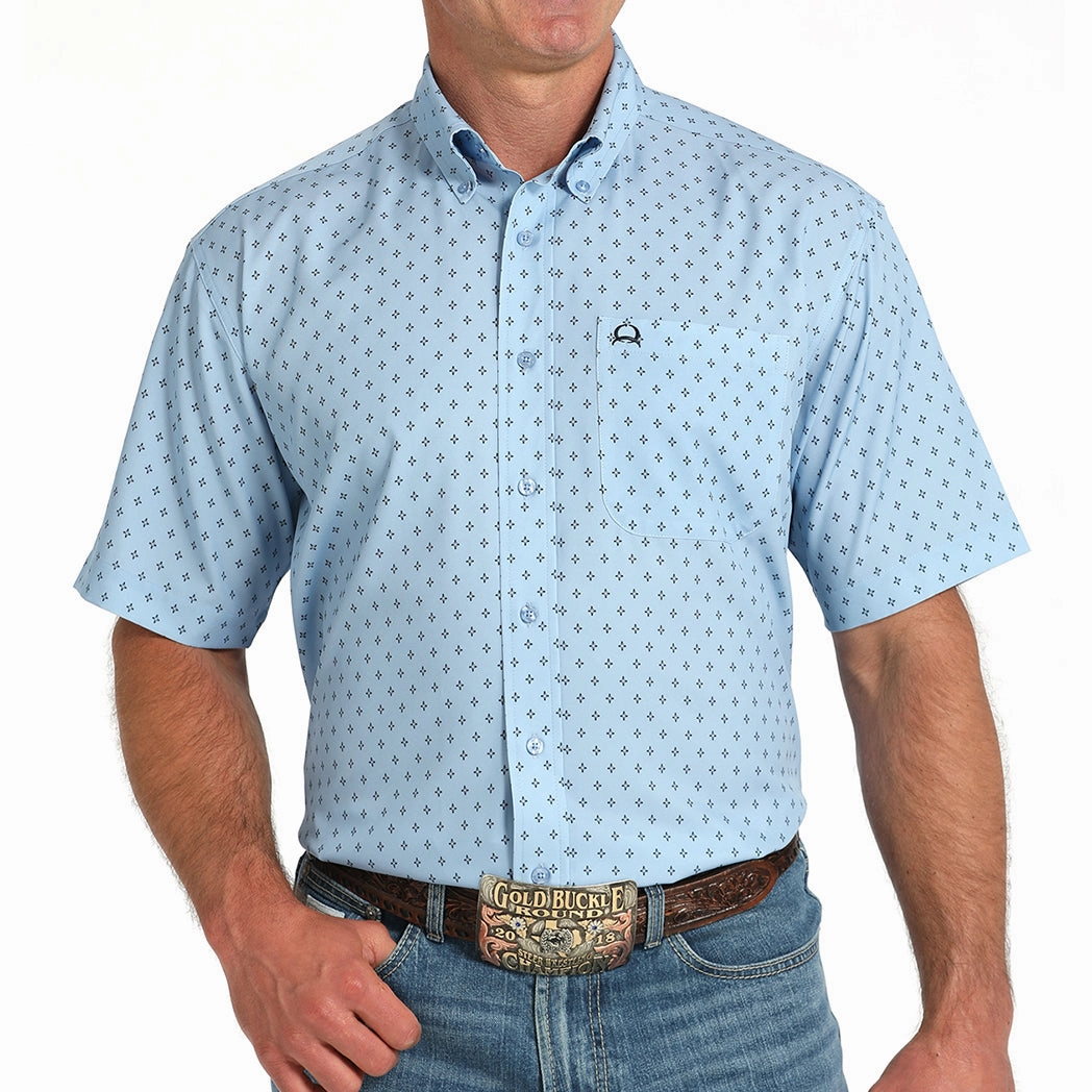 Minimalist Fit Cinch Men's Arenaflex Steel Blue Shirt