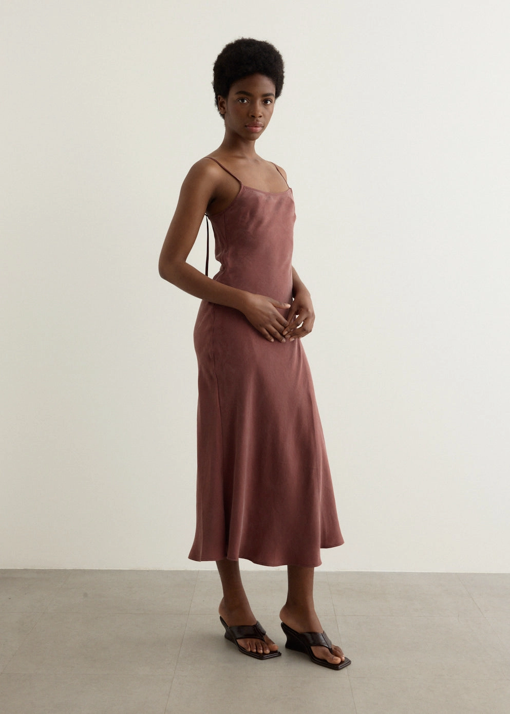 Structured Fit Tundra Printed Slip Dress