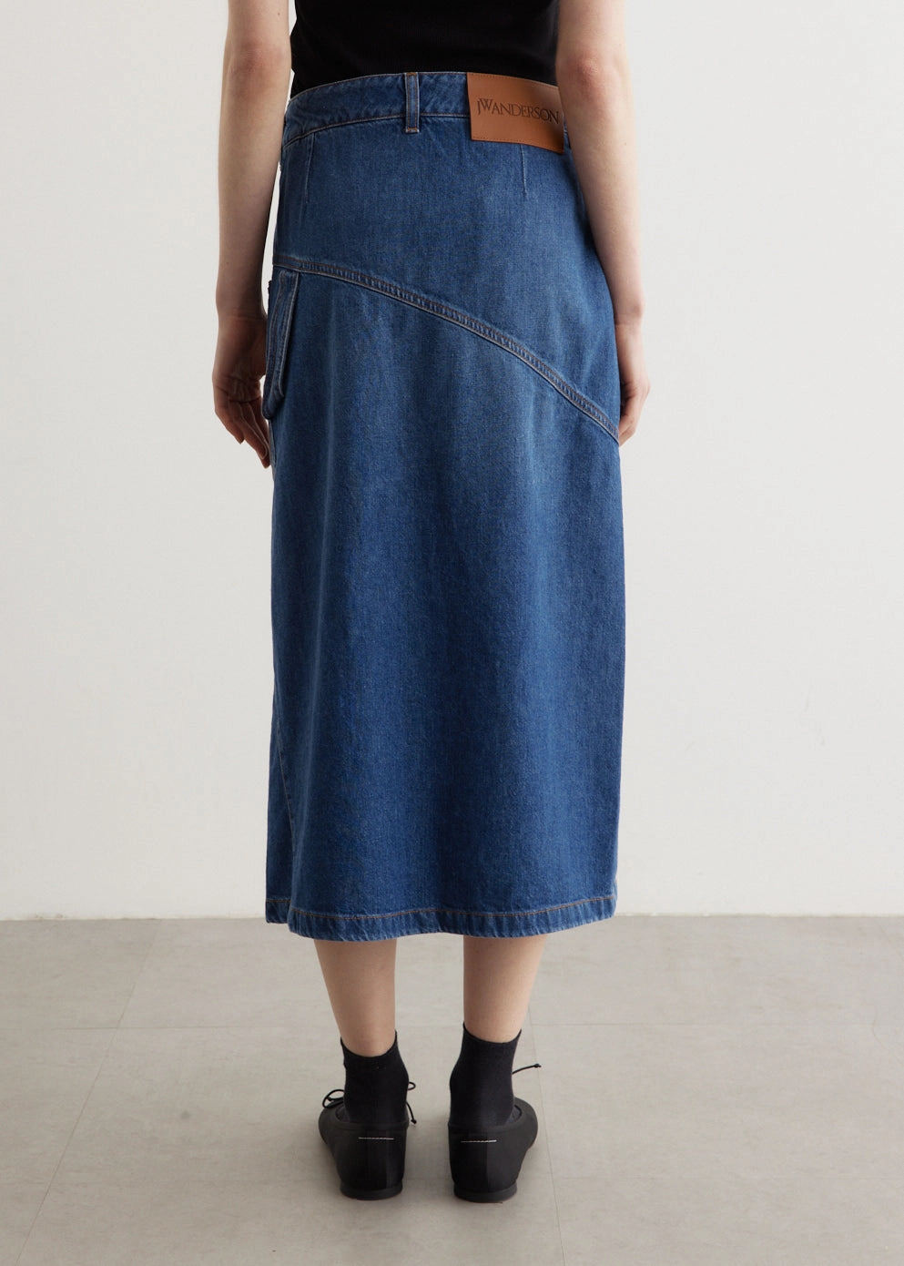 Twisted Midi Skirt Anti Pilling Treatment Creative Layering