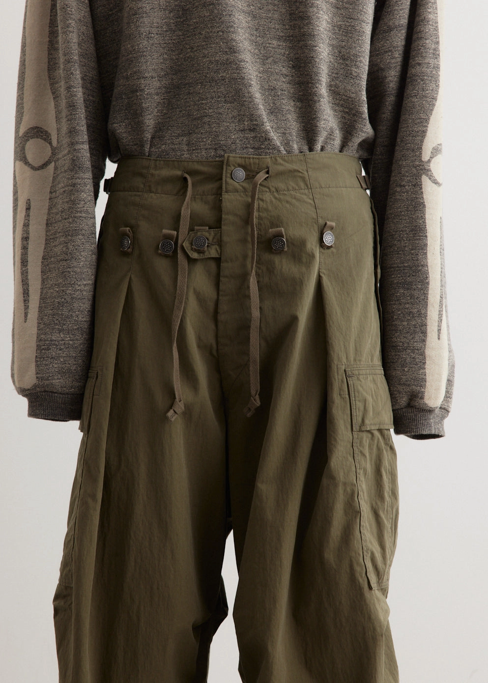 Rip Stop Jumbo Cargo Pants Casual Comfort Look