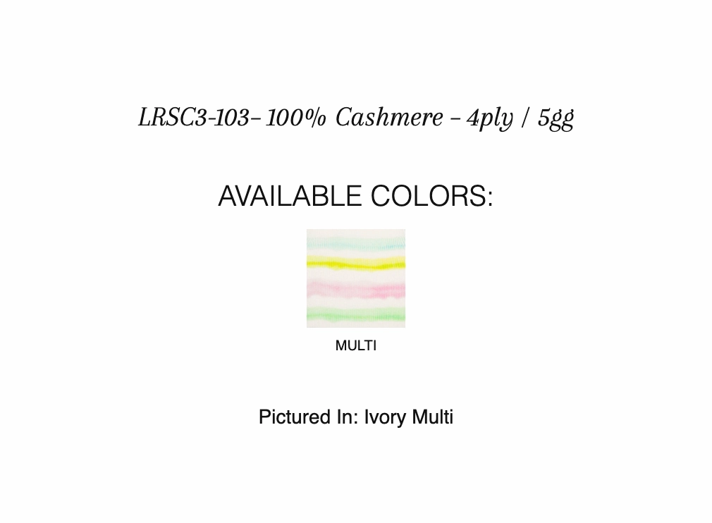 Painted Stripe Crew Essential Wardrobe