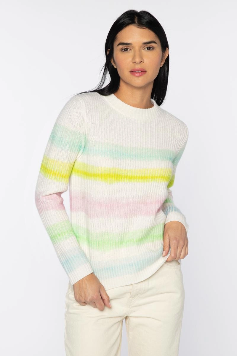 Painted Stripe Crew Chilly Knitwear