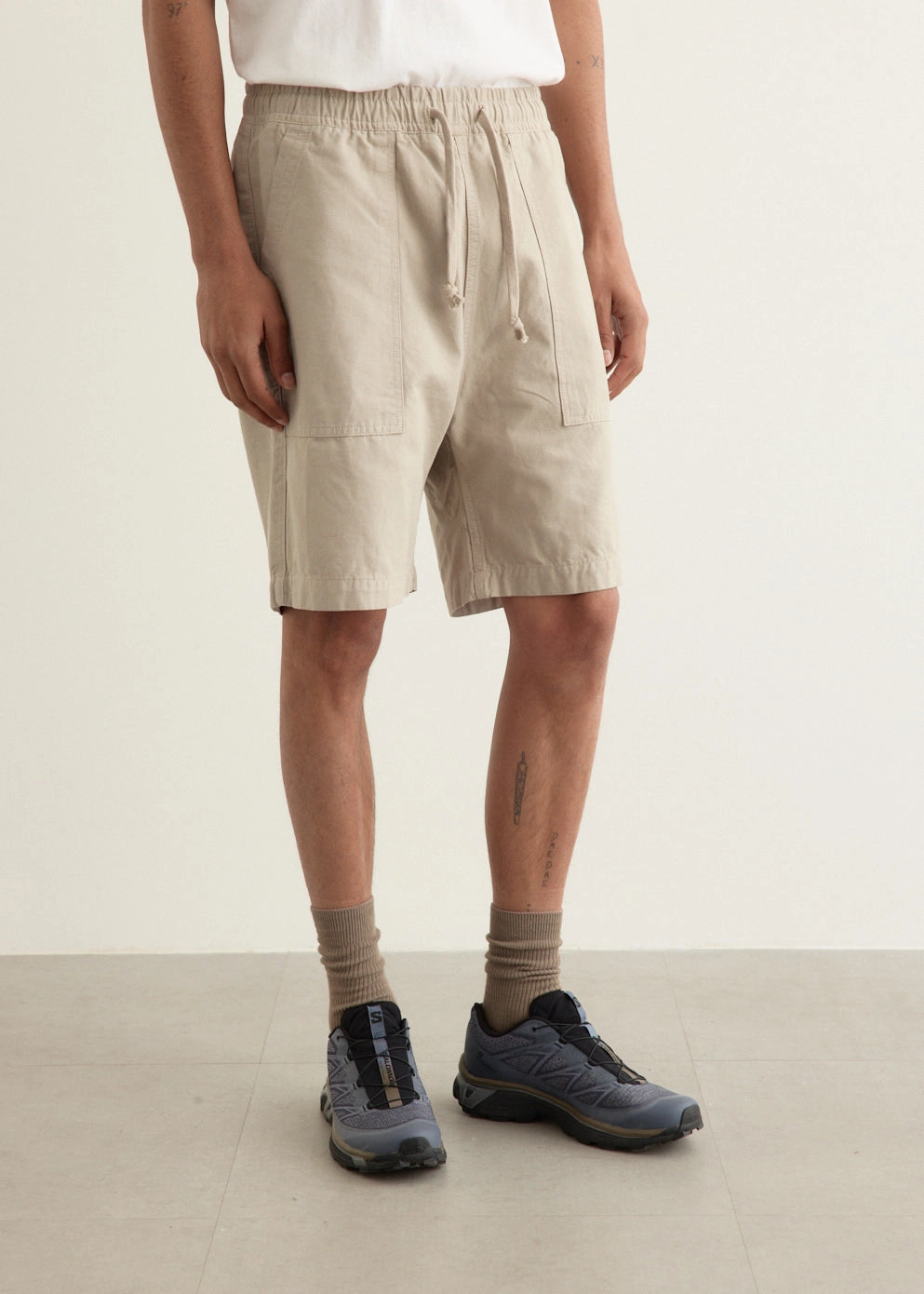 Canvas Chef Shorts Sport Motion