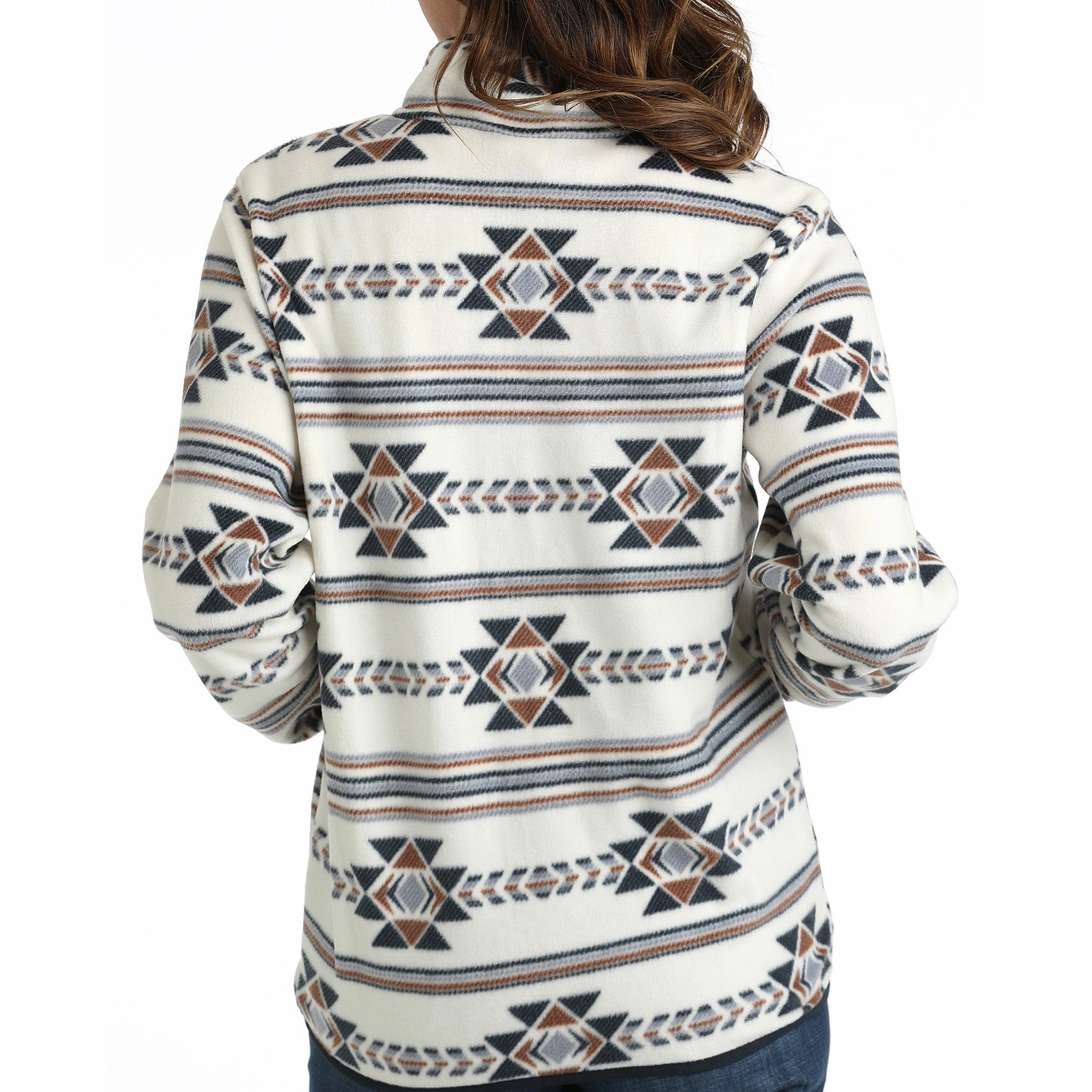 Bonded seams Cinch Women's Cream Polar Fleece