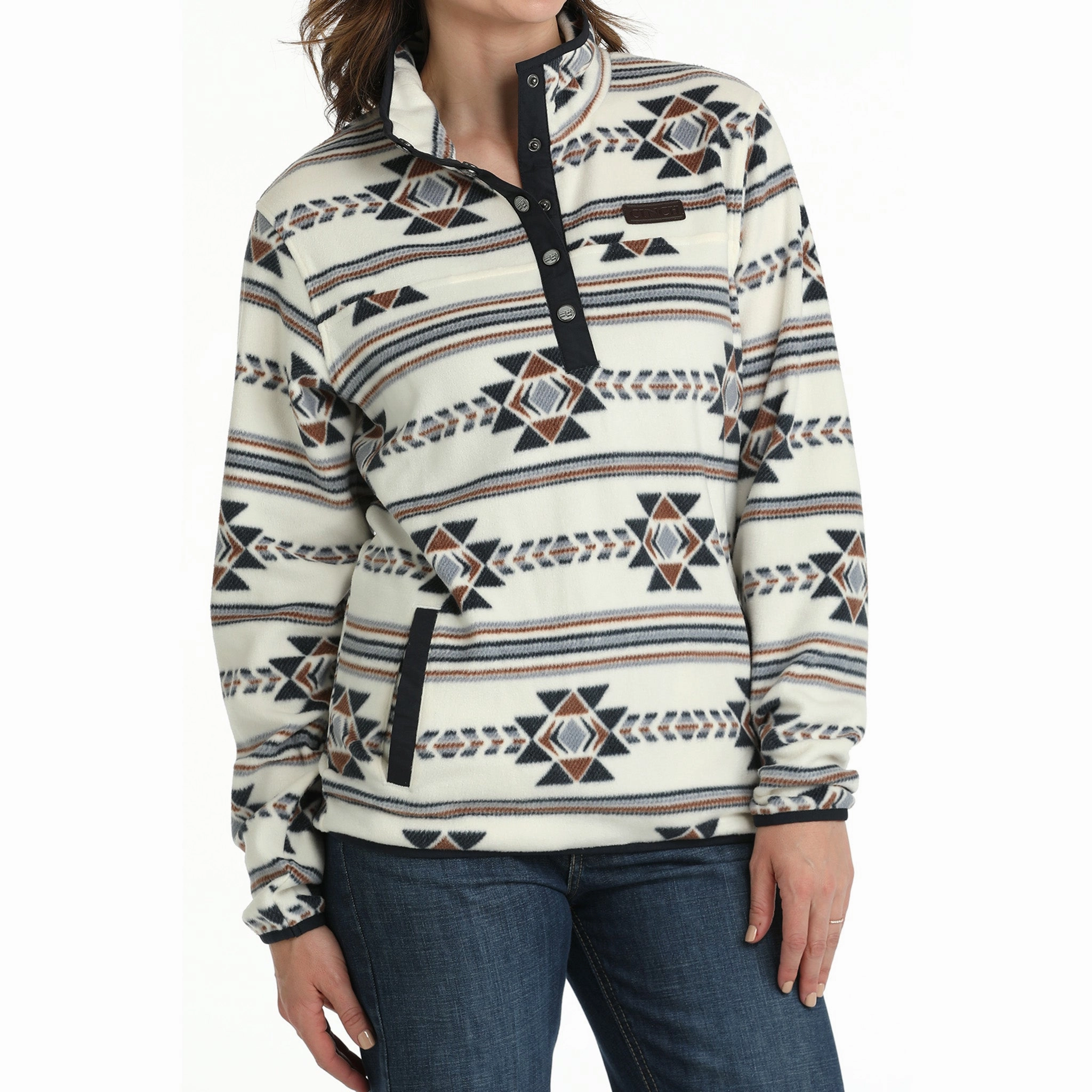 Fashion Event Cinch Women's Cream Polar Fleece