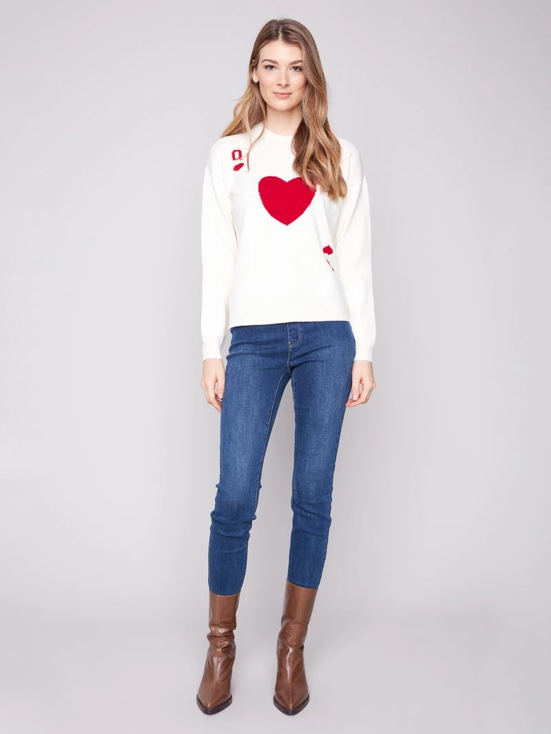 Colorfast Dye Method Charlie B. Queen Of Hearts Sweater