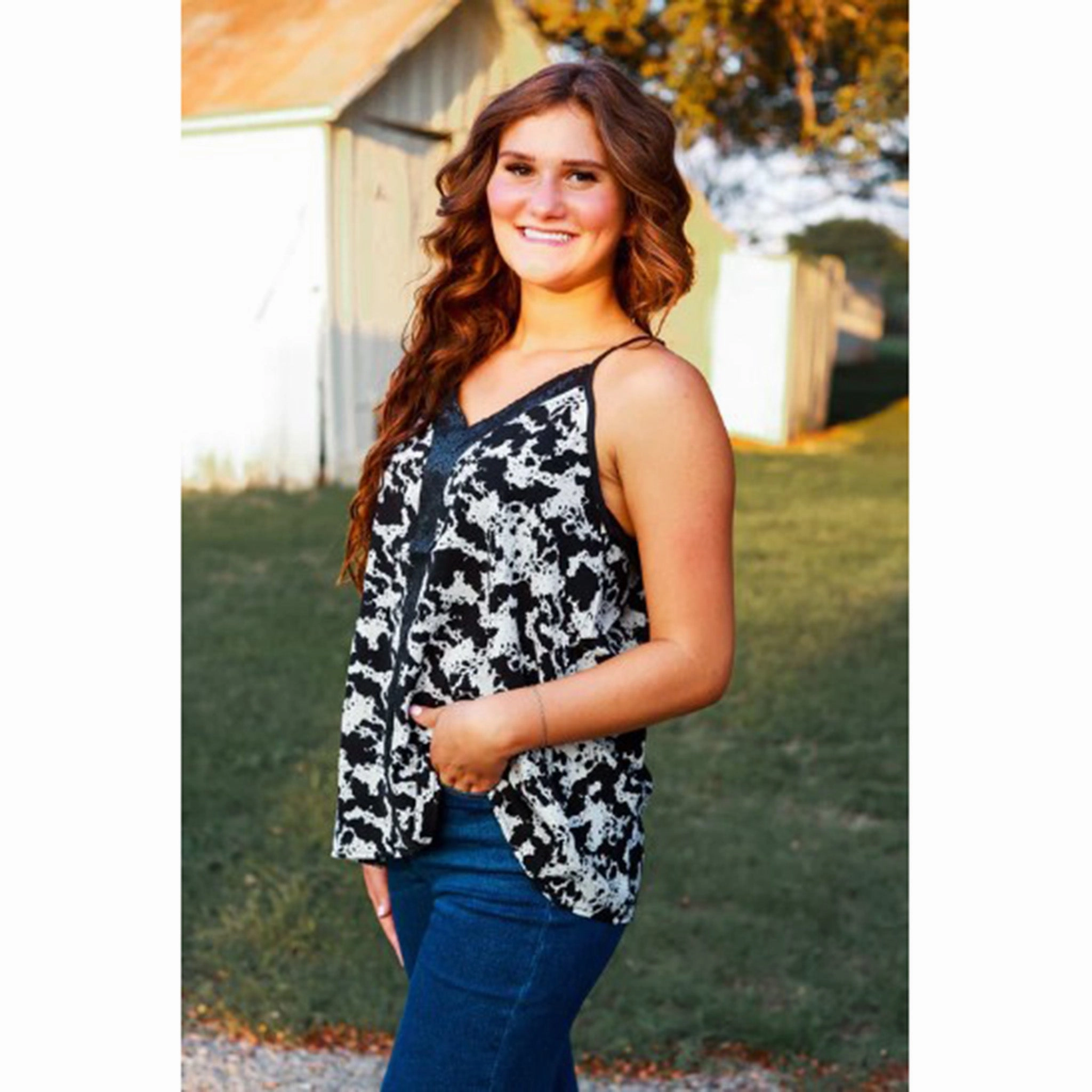 City Slicker Tank Comfort Cushion Neckline Yarn Dyed Stripes