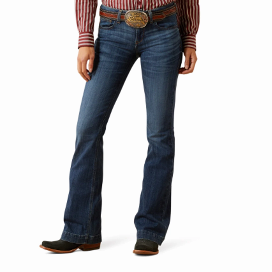 Ariat Women's Perfect Rise Bessie Slim Trousers Functional Style Smart Basic