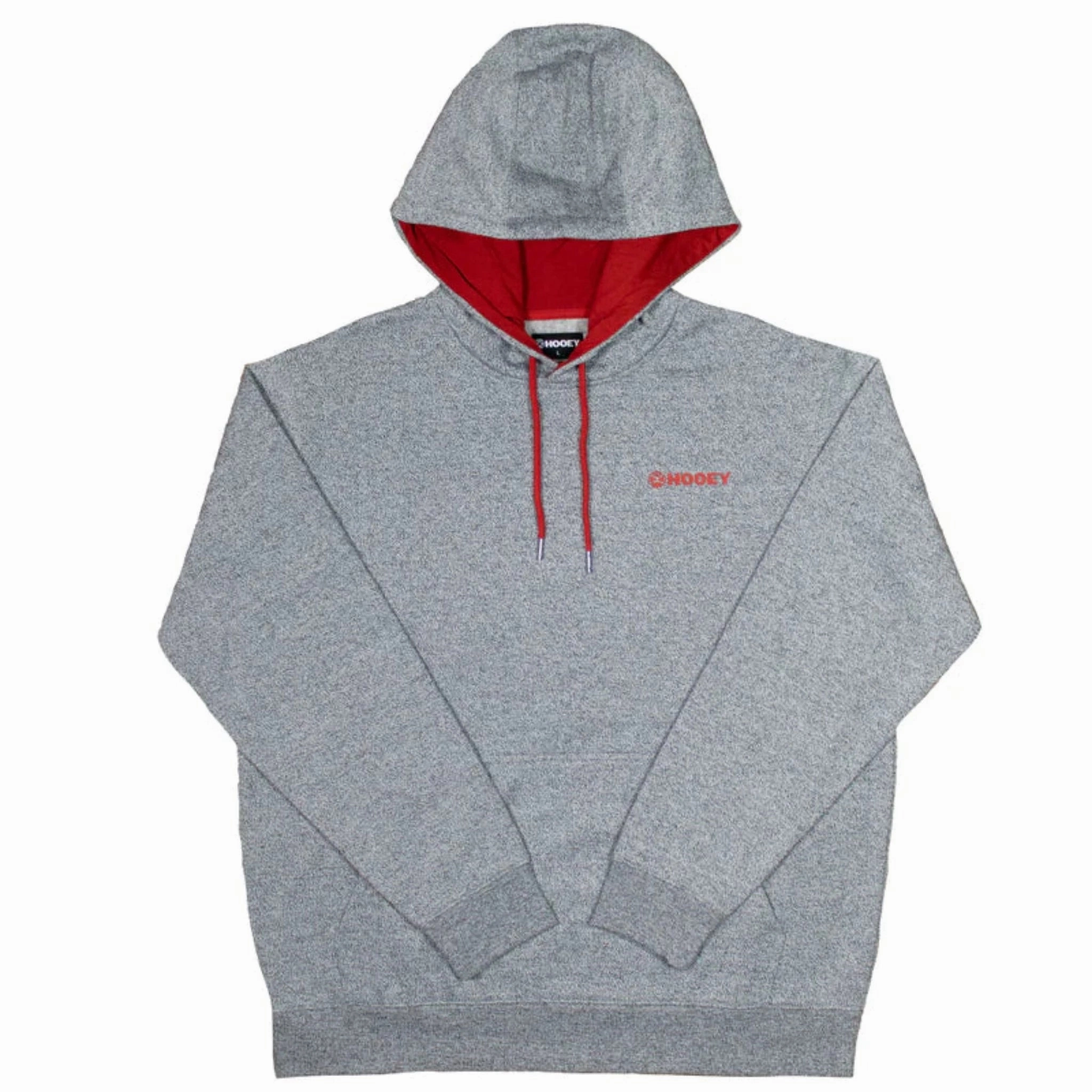 Fitted Design Hooey Men's Grey Liberty Roper Hoodie