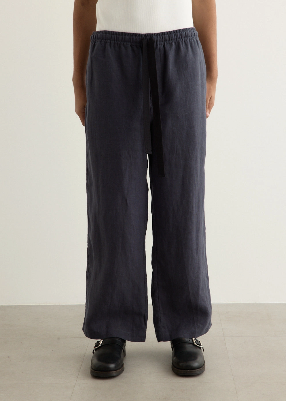 Cozy Casual Wide Leg Linen Trousers