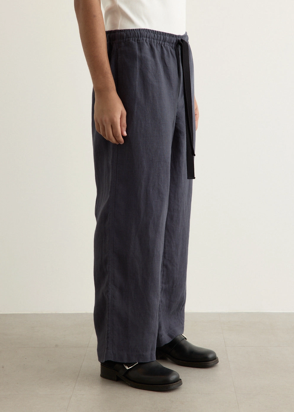 Move Friendly Wide Leg Linen Trousers