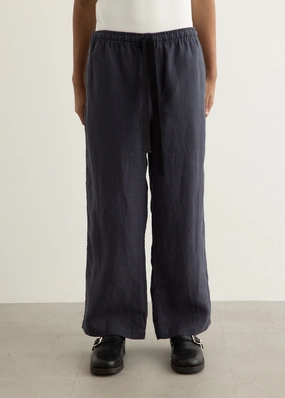 Cozy Casual Wide Leg Linen Trousers