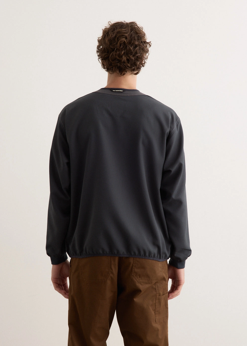 Quick drying material color block Vent Cardigan