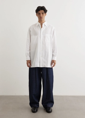 Collar Big Shirt Refined Aesthetic