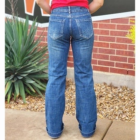 Comfy Waist Fit Low Impact Processing CC Wide Leg Trouser