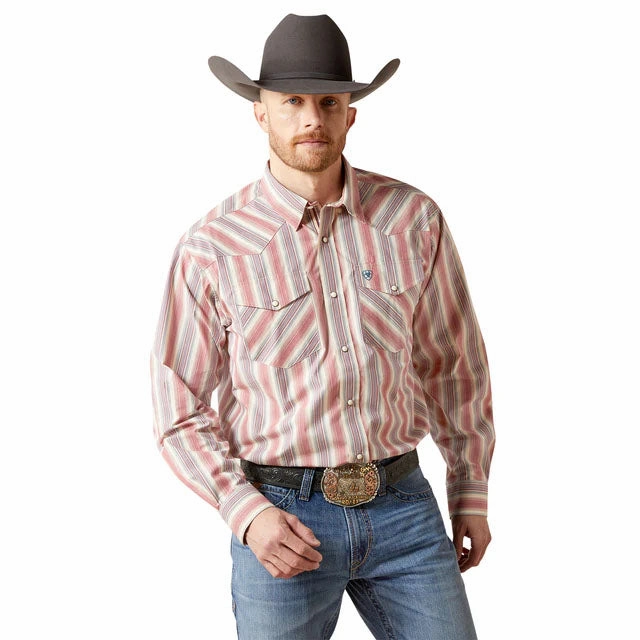 Ariat Pro Series Flynn Cream Stripe Shirt Quick Release Placket