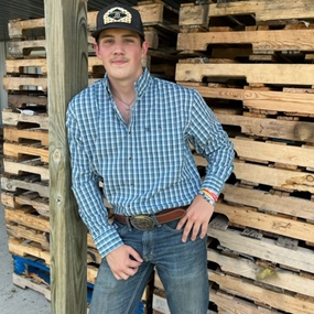 Modern Look Structured Collar Wrangler Men's Navy/Turquoise Plaid Long Sleeve Shirt