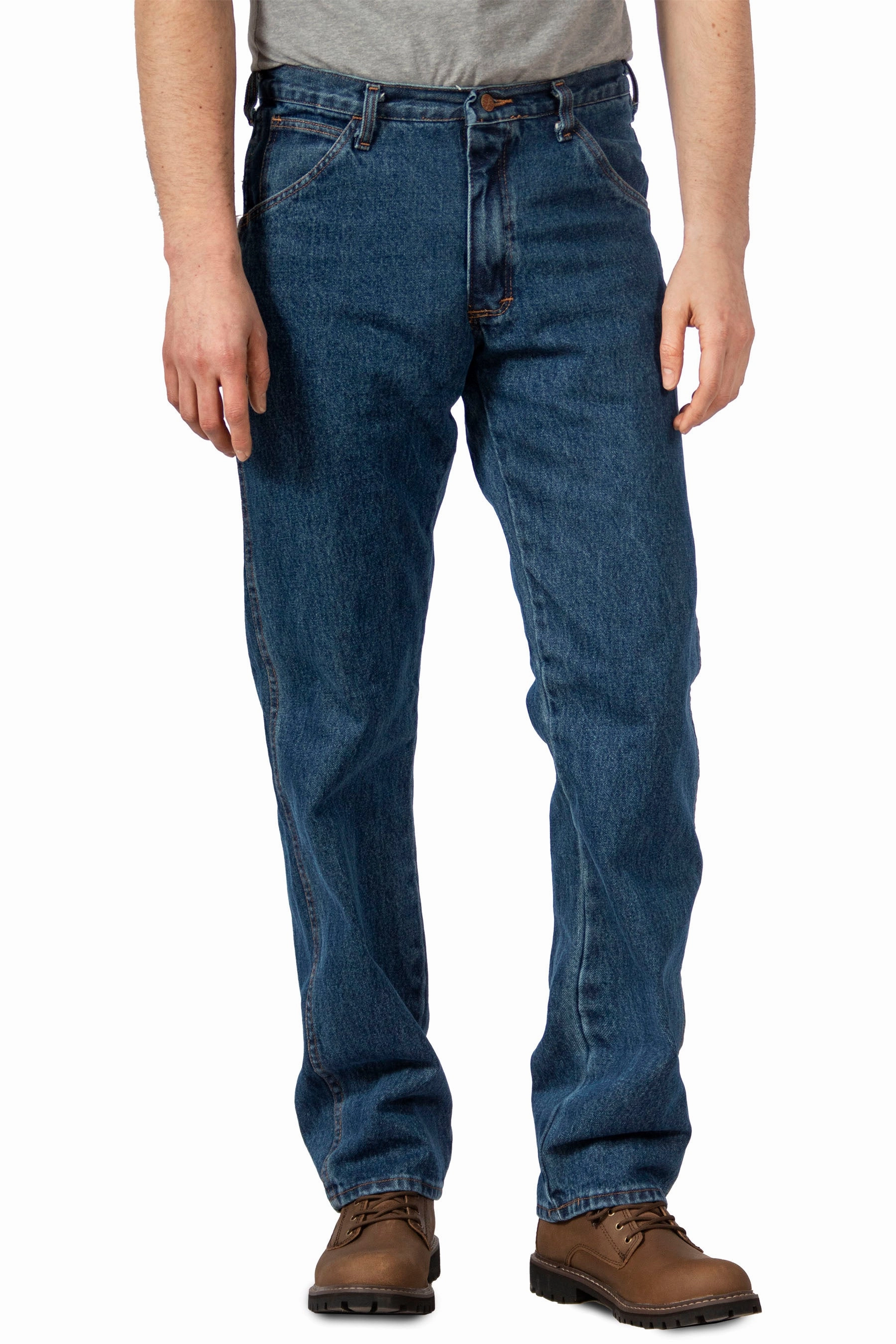 Day Wear #105 Dark Stone Washed REGULAR FIT 5-Pocket Jean - MADE IN USA