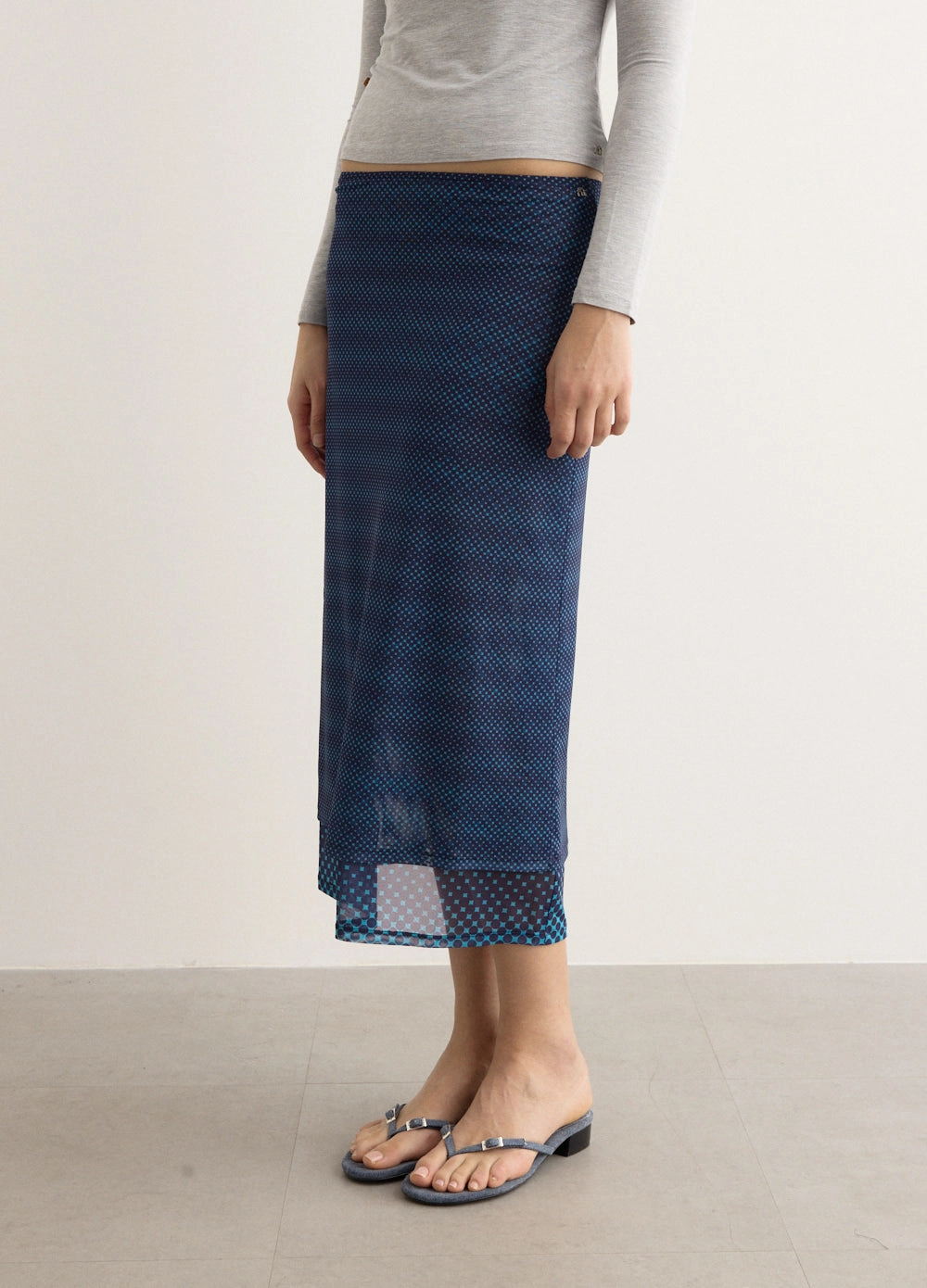 Flexible Material light colors Maria Skirt