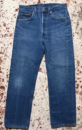 Bold Road Trip Weekend Getaway Minimalist Breathable Vintage Levi??s USA Dark Premium Wash 501 Transitional Tag Denim Jeans (JYJ0625-468)