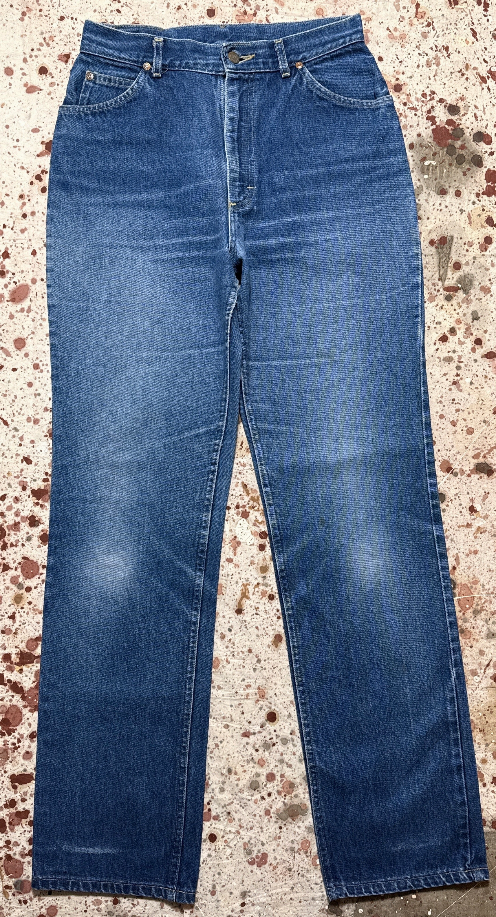 Timeless Fashion Vintage USA 1970??s Lee Lady Rider Talon Zipper Superwash Denim Jeans (JYJ0324-110)