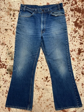 Softened Seams Vintage USA Levi's 646 Superwash Denim Bellbottoms (JYJ1124-363)