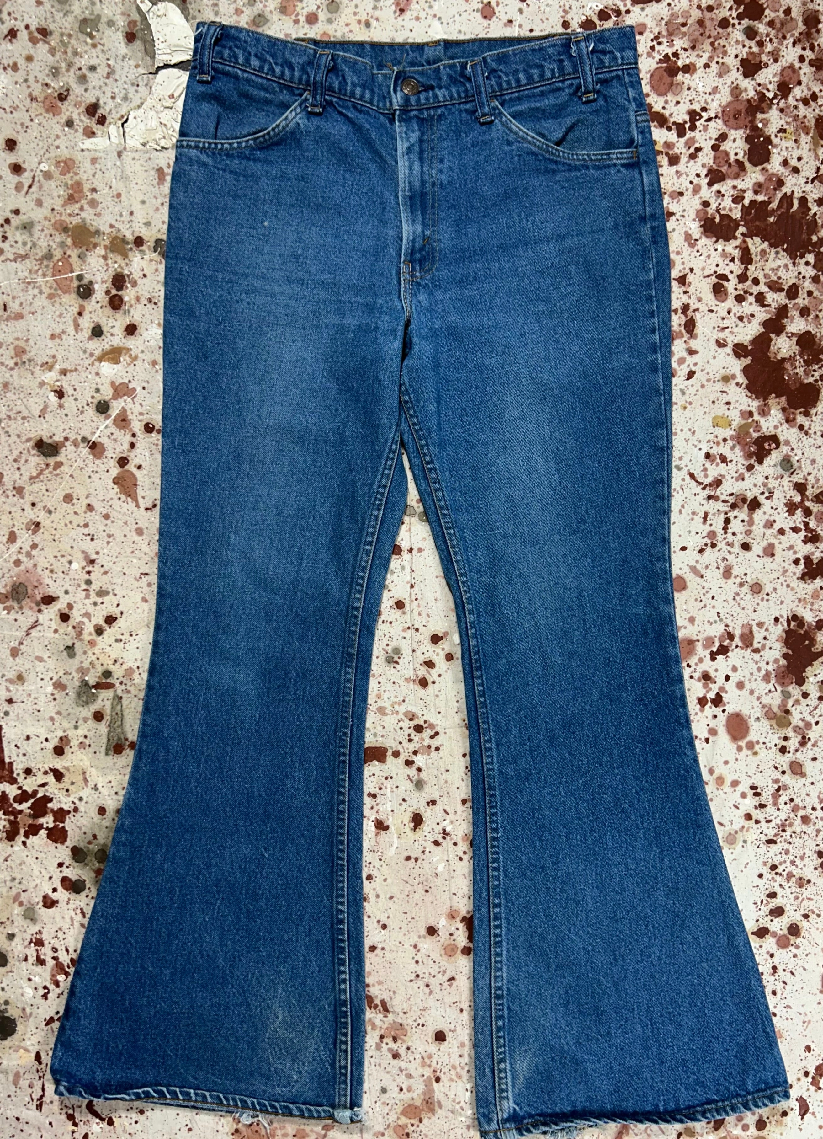 Vintage USA Levi's 684 Orange Tab Bell Bottoms (JYJ0324-144) Casual Morning Stroll