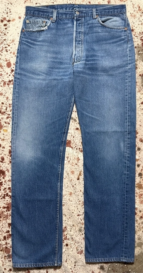 Vintage USA made Levi 501xx Transitional Tag, Super Wash, Denim Jeans  (JYJ0923-049) Chic Fit