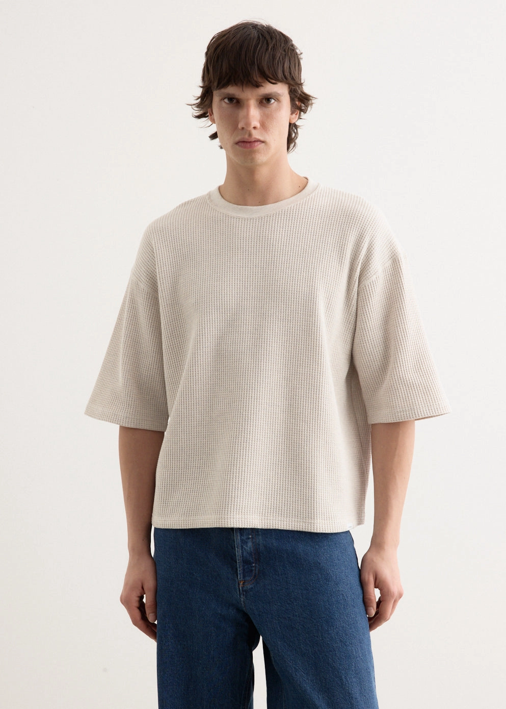 Autumn Wear Waffle Half Sleeve T-Shirt