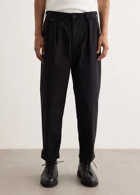 WrinkleResistantMaterial 2 Pleats Twill Pants