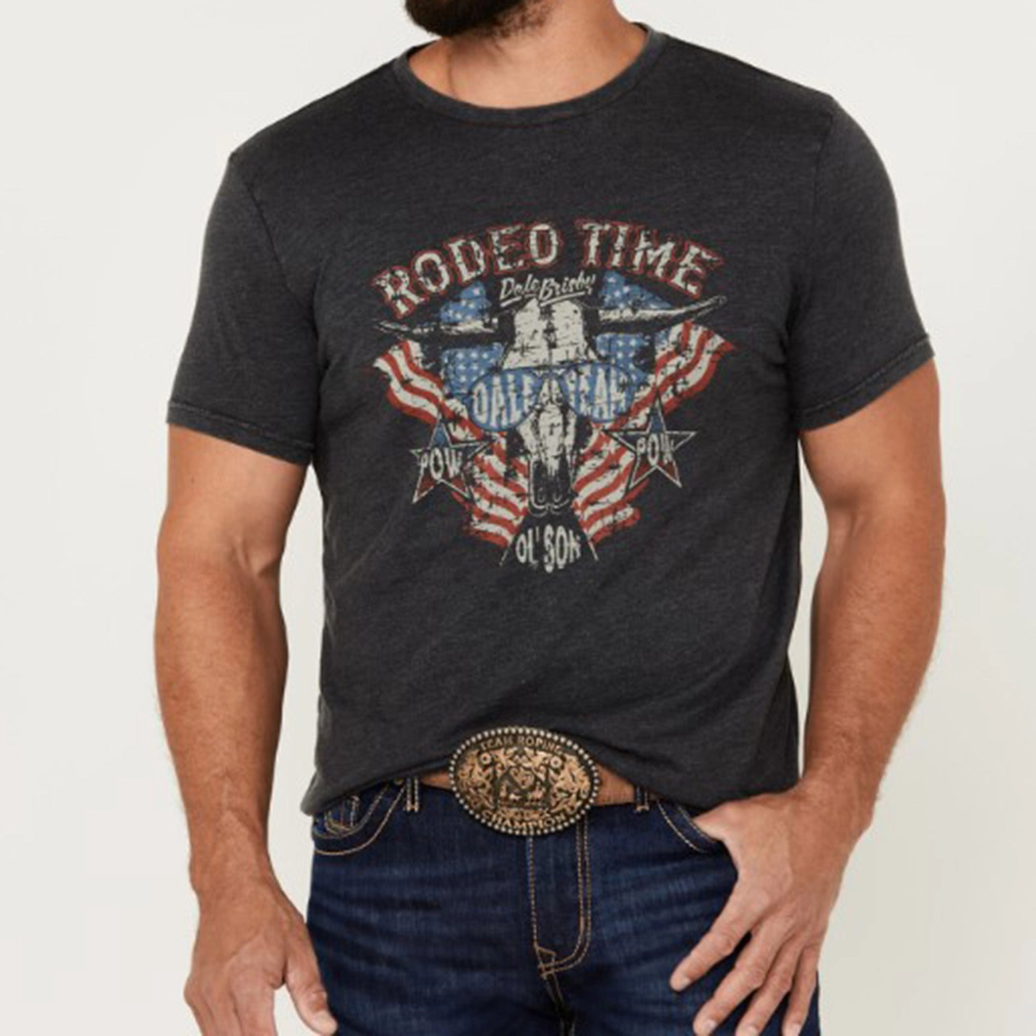 Dale Brisby Men's Rodeo Time T-Shirt Anti Odor Treatment