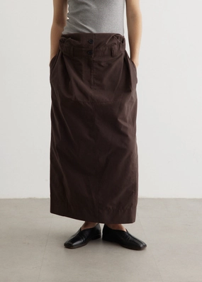 Casual Comfort Double Waist Long Skirt