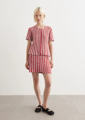 Handmade Quality Year Round Style Zig Zag Crochet Skirt