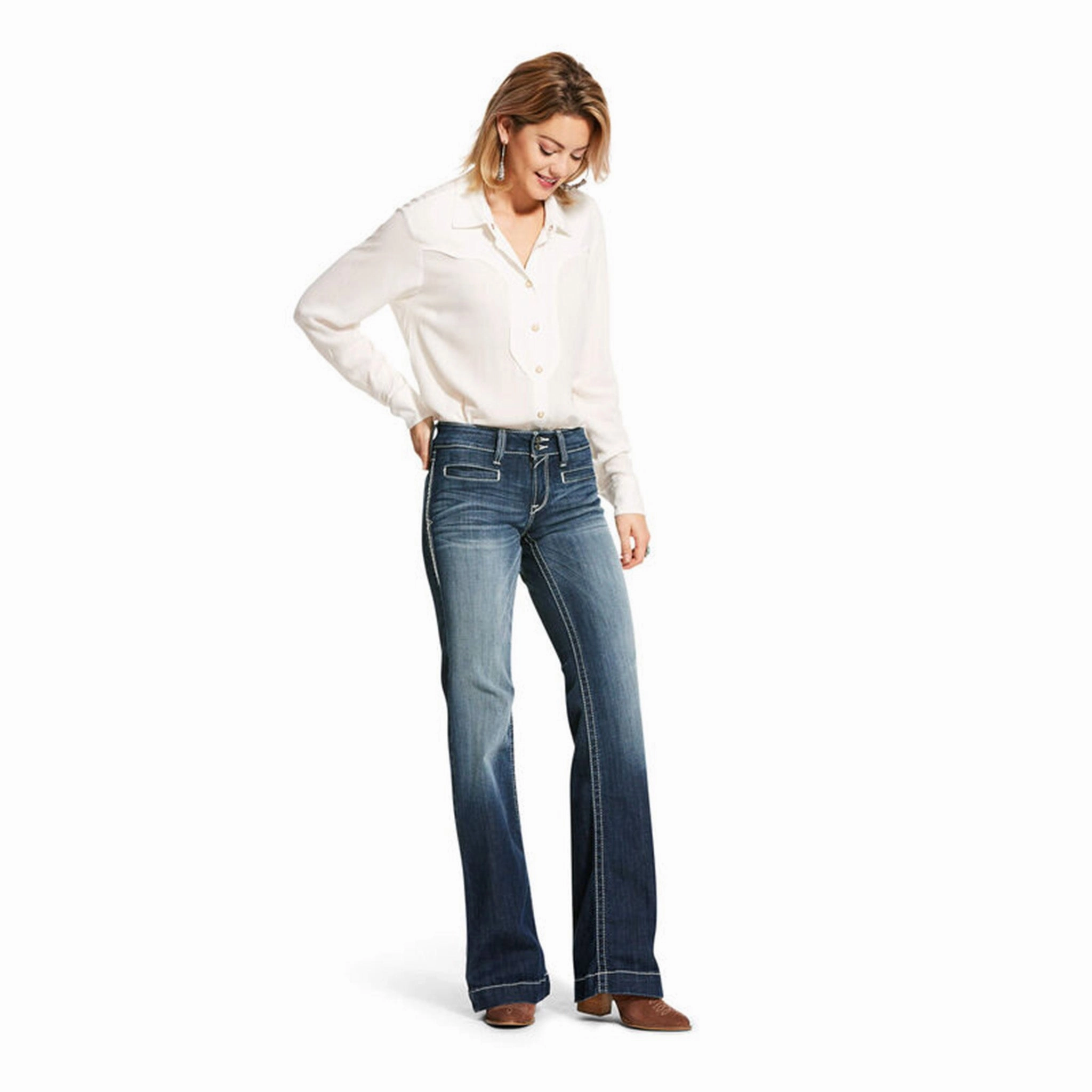 Cool Essential Youth Outfit Ariat Women's Entwined Trouser Jean