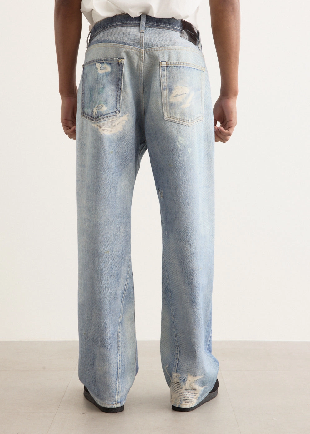 Stylish Cut Third Cut Jeans