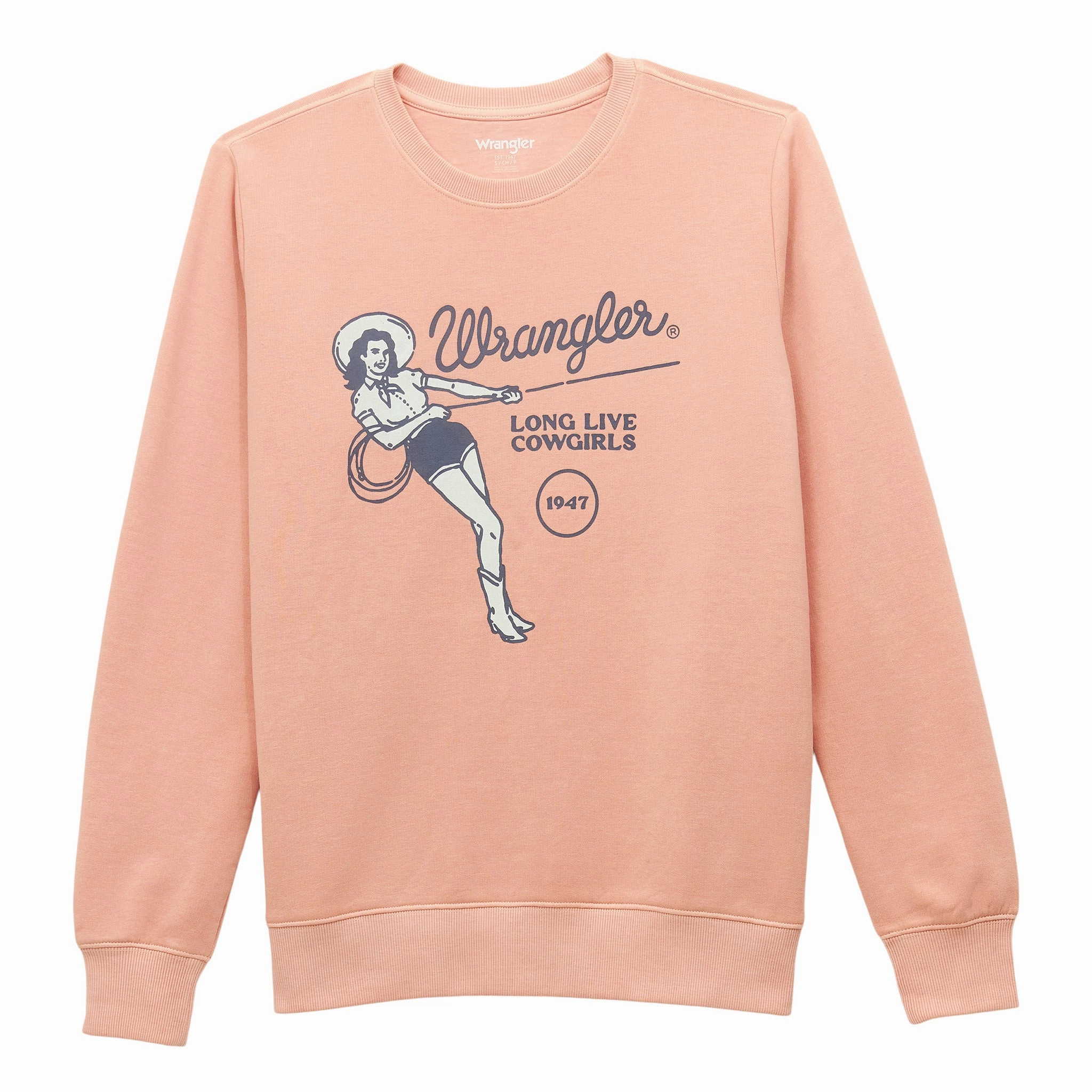 Durable Double Stitching AntiMicrobialLining Wrangler Women's Long Live Cowgirls Pullover Sweater