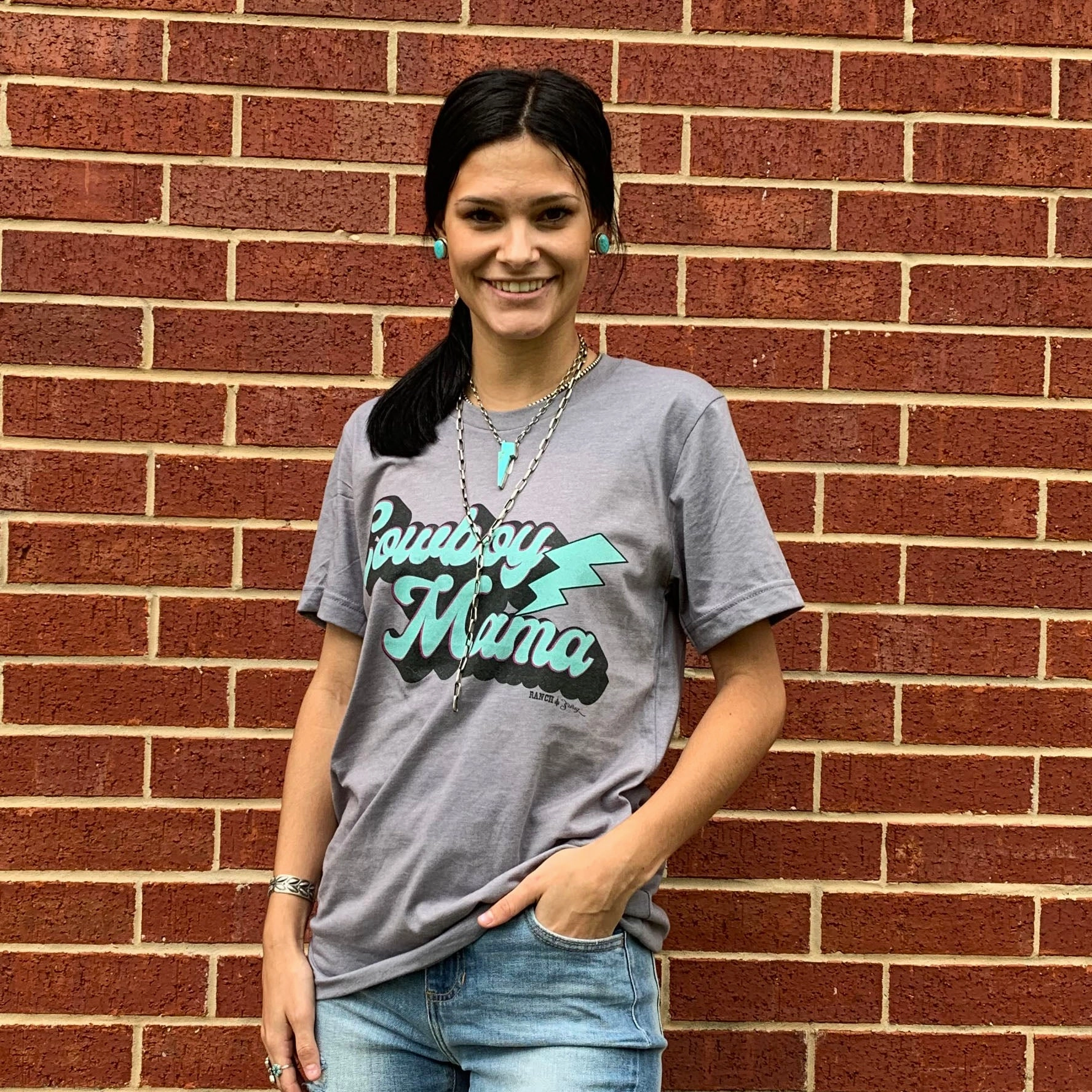 Cowboy Mama preshrunk