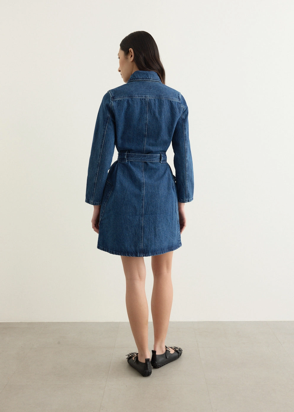 Flattering Waist Fit Winter Dress