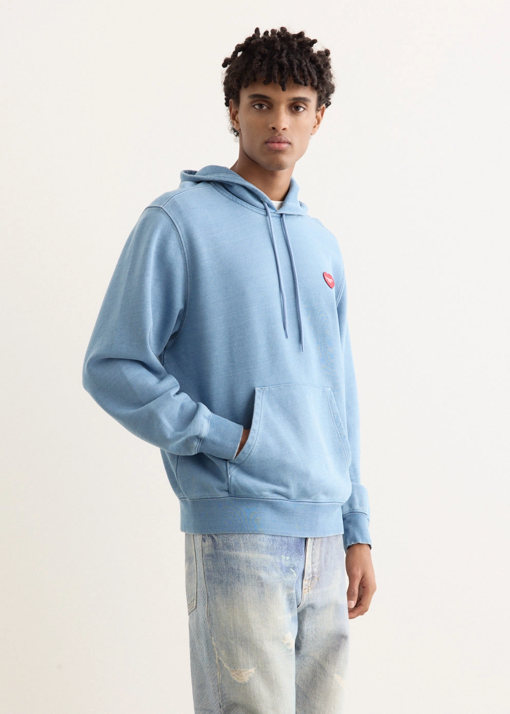 Breathable Comfort Soft Knit Layer Hooded Ingo Sweatshirt