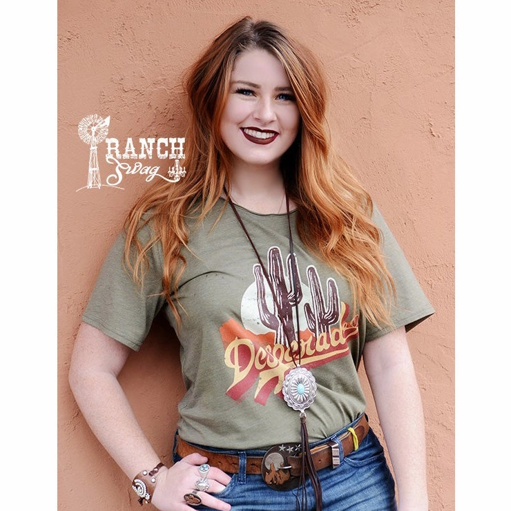 Tagless Neckline Women's Desperado Tee