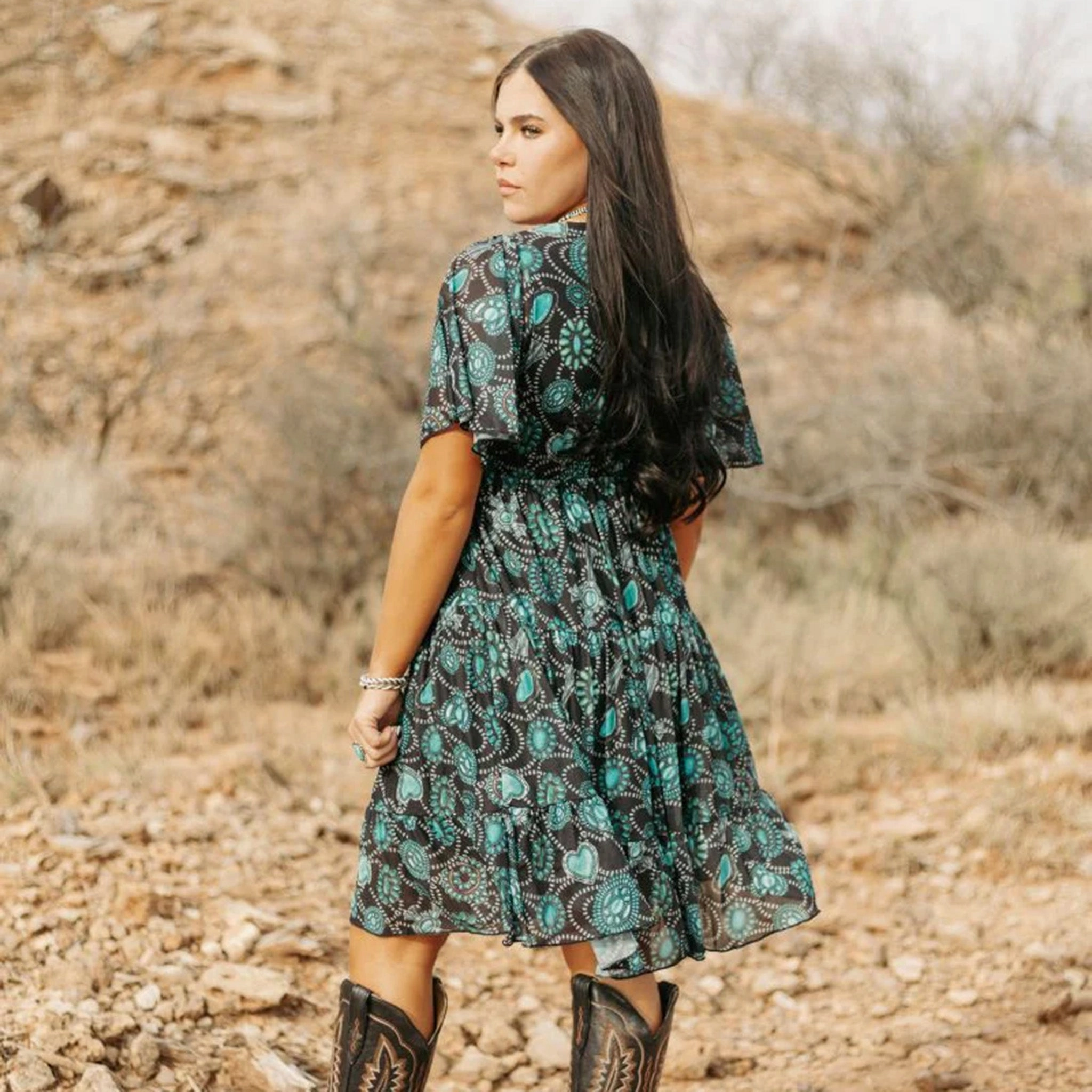 Limited-Edition Women's Navajo Country Concho Dress