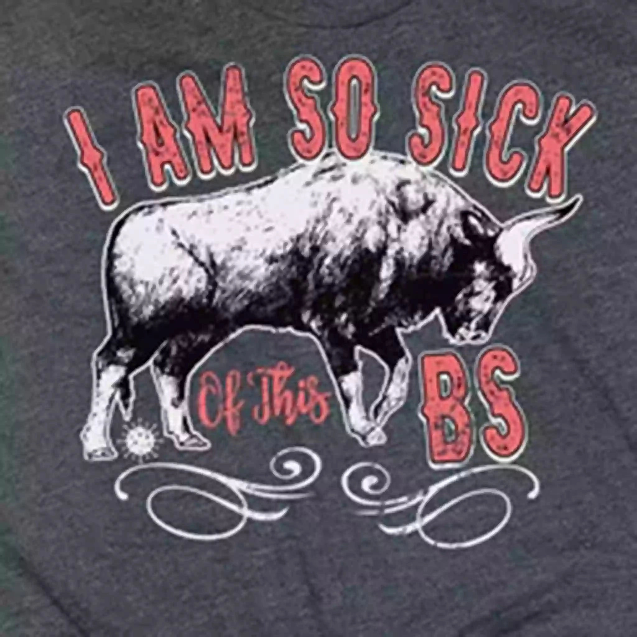 MeshLining Women's Rebel Rose Sick of the BS Short Sleeve Tee