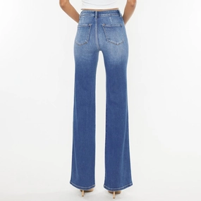 Women's Ultra-High Holly Flare Jeans Modern Couple Look All Occasion