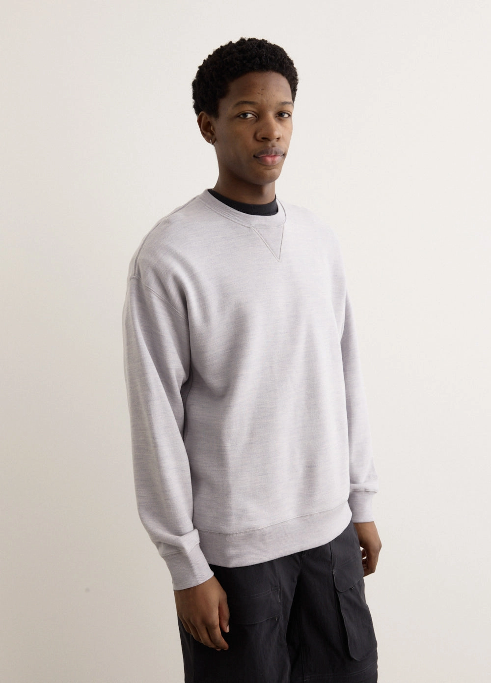 Wool Classics Crew Seamless Construction Design Relaxed Look