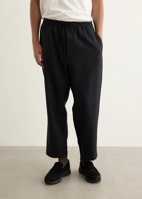 Chic Design Wear Wool Houndstooth Elastic Pants