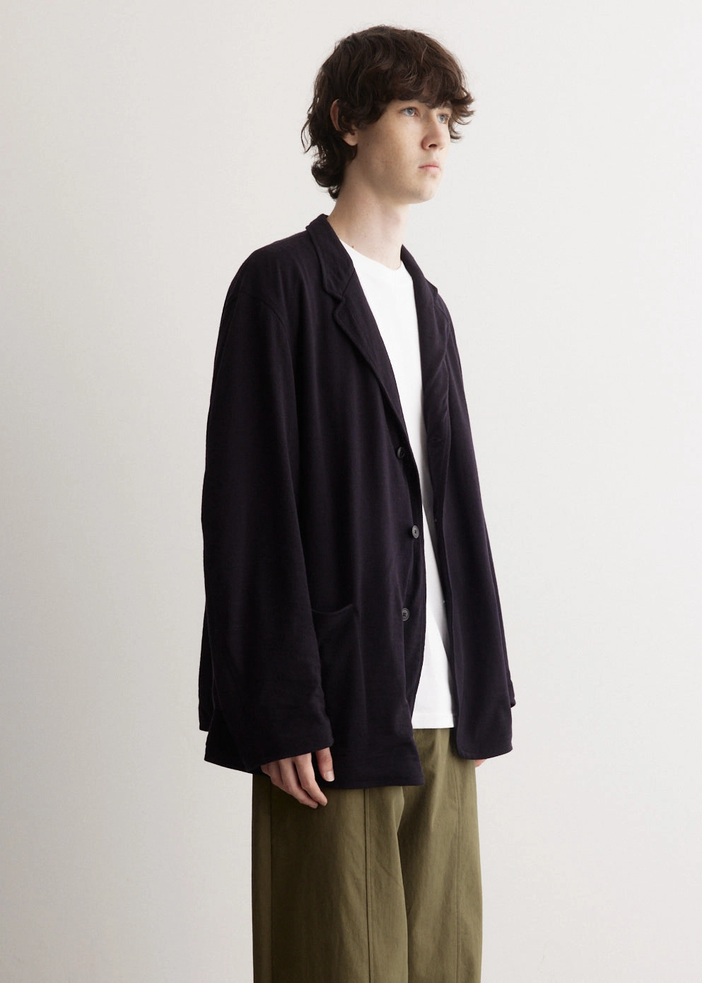 anti slip grip Wool Knit Jacket